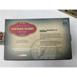 Four boxed Corgi ‘Vintage Glory of Steam’ die-cast models, comprising Fowler B6 Road Locomotive, Foden Steam Wagon, Sentinel Platform Wagon and Foden Dropside Wagon