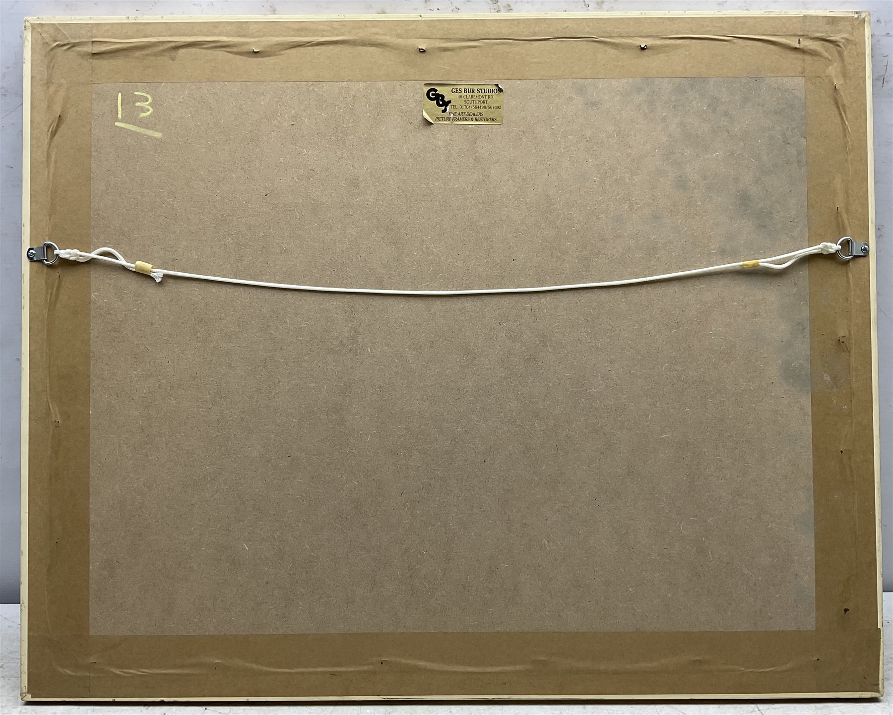 Wilfred Ball (British 1917-2000): 'Church Farm - Dale Abbey' and A Winter Townscape, two watercolours signed, one titled verso 34cm x 50cm (2)