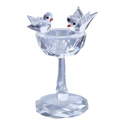 Collection of Swarovski and similar, including dogs, birds, animals etc