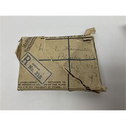 WW1 pair of medals comprising British War Medal and Victory Medal awarded to 038821 Pte.E.Hammerton A.O.C