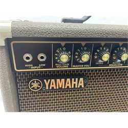 Yamaha JX30 guitar amplifier in brown case, serial no.14481; L47cm