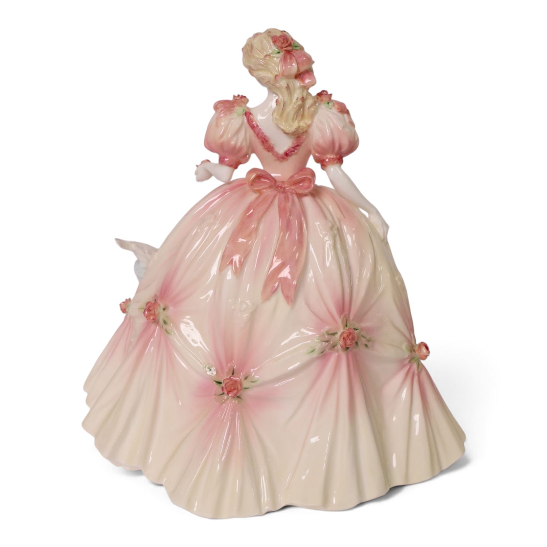 Coalport English Rose Collection : 1994 English Elegance, No. 996 of 1000, with certificate, H21cm
