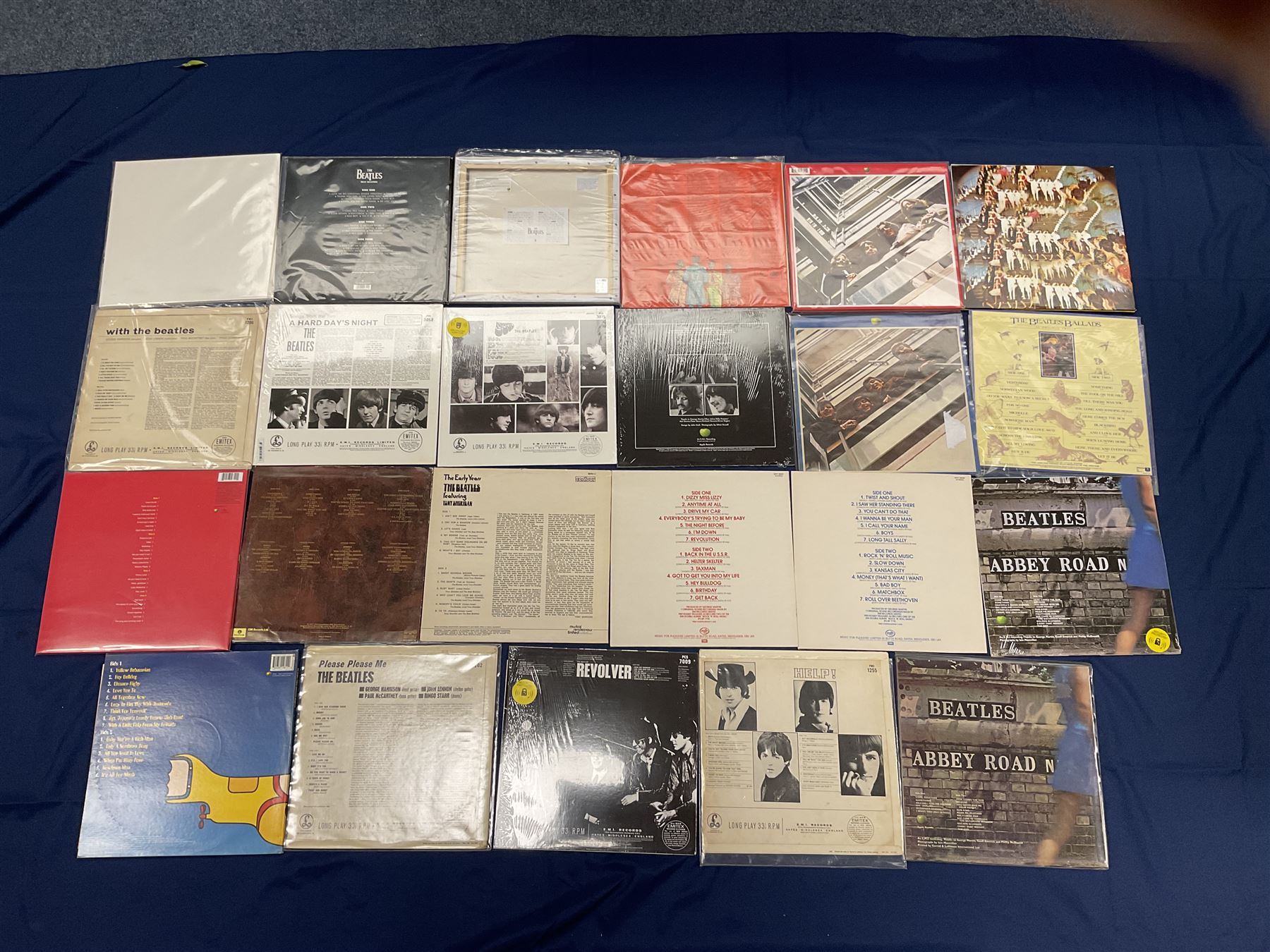 The Beatles vinyl LPs including 'Past Masters', 'Sgt Peppers Lonely Hearts Club Band', 'Rubber Soul', 'Let It Be', 'Yellow Submarine Songtrack' etc (23)