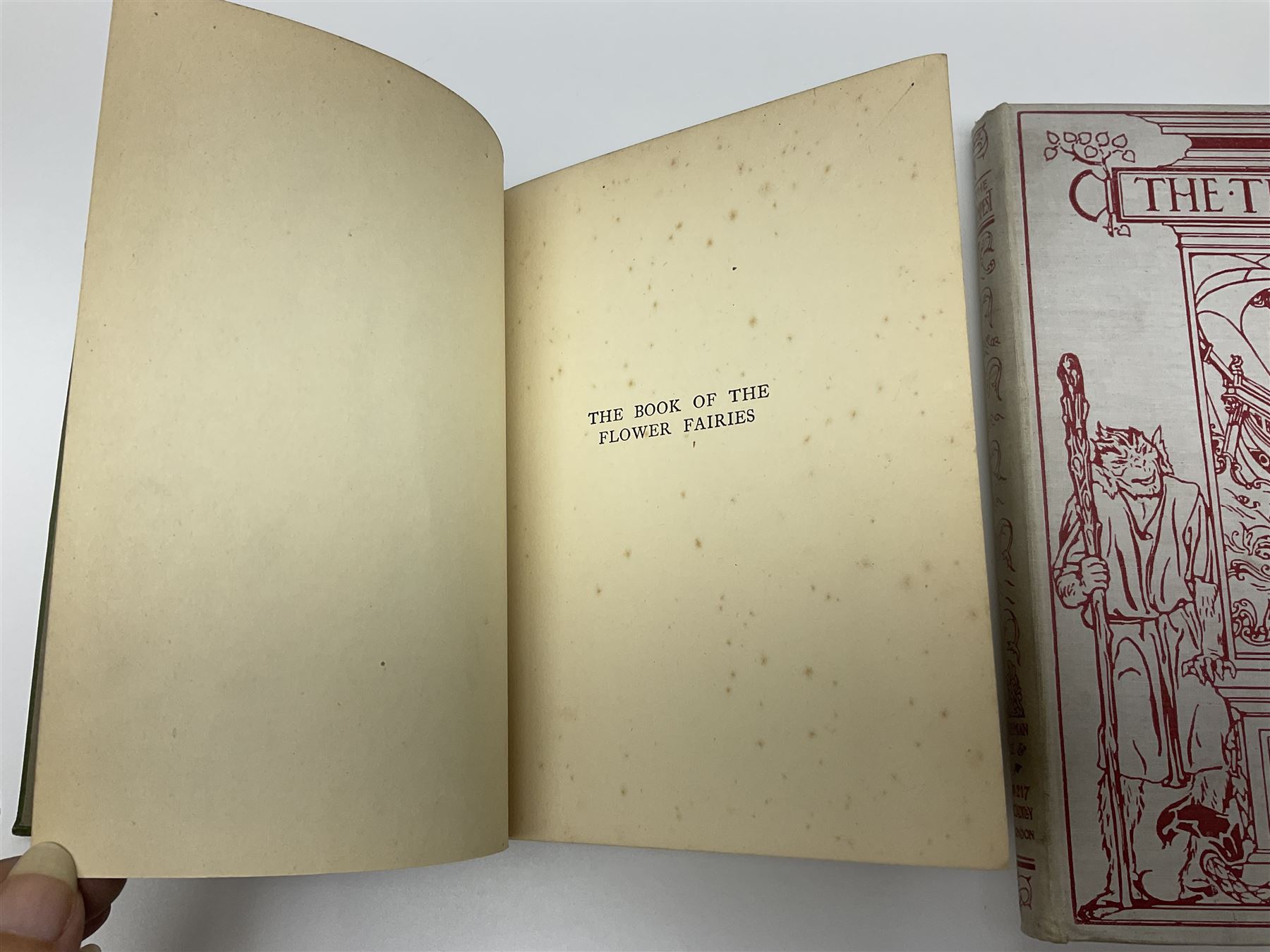 Barker, Cicely; The book of the Flower Fairies, Blackie & Son Ltd, Glasgow, Hind, Lewis. C; Turner, T.C & E.C. Jack, London, Knight, Laura; Oil Paint and Grease Paint, Ivor Nicholson & Watson, London and two other books 