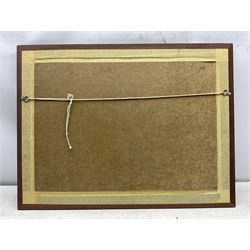 John Naylor (British 1960-): Two Ducks, pastel signed and dated '87, 26cm x 43cm 