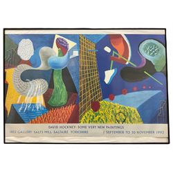 David Hockney: Some Very New Paintings exhibition poster