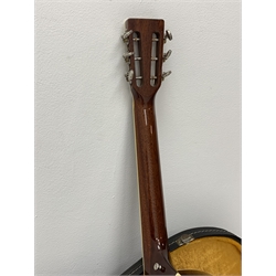 Crafter TR060 VLS-V Southern Jumbo acoustic guitar, violet sunburst gloss, rosewood back and sides, in carrying case