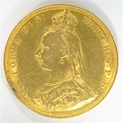  1887 gold full sovereign  
