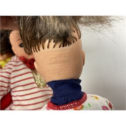 Sindy - ten 1980s 033055X dressed fashion dolls; together with a quantity of loose clothing, shoes and other accessories