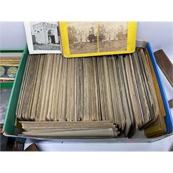 Collection of Victorian and later stereoscopic views, including local Scarborough scenes and mountaineering scenes, together with seven stereoscope viewers, including one viewer and some views by Underwood & Underwood