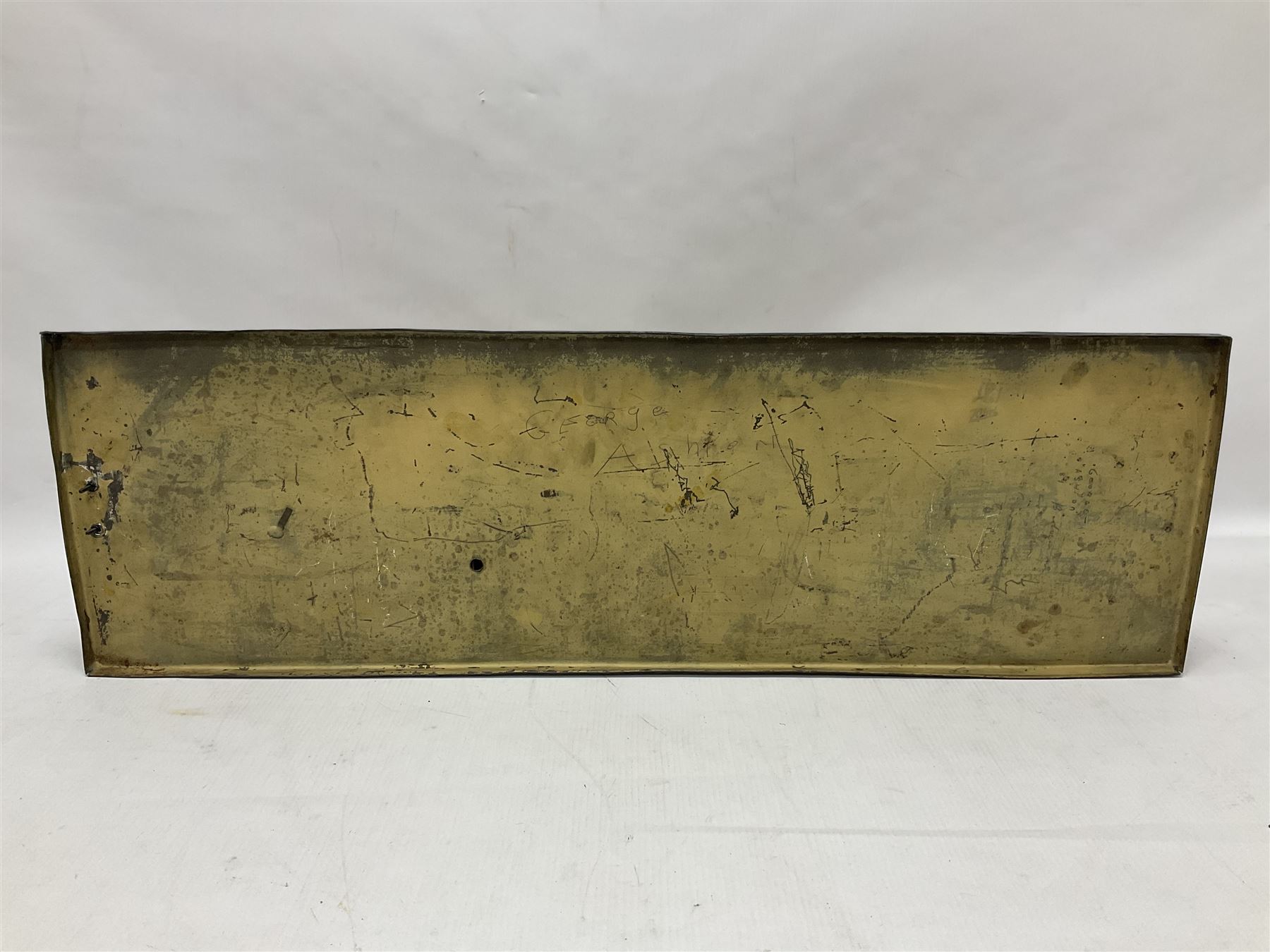 Märklin/Bing - c1930s tin-plate railway station in the style of a WW2 German station for ‘0’ gauge 