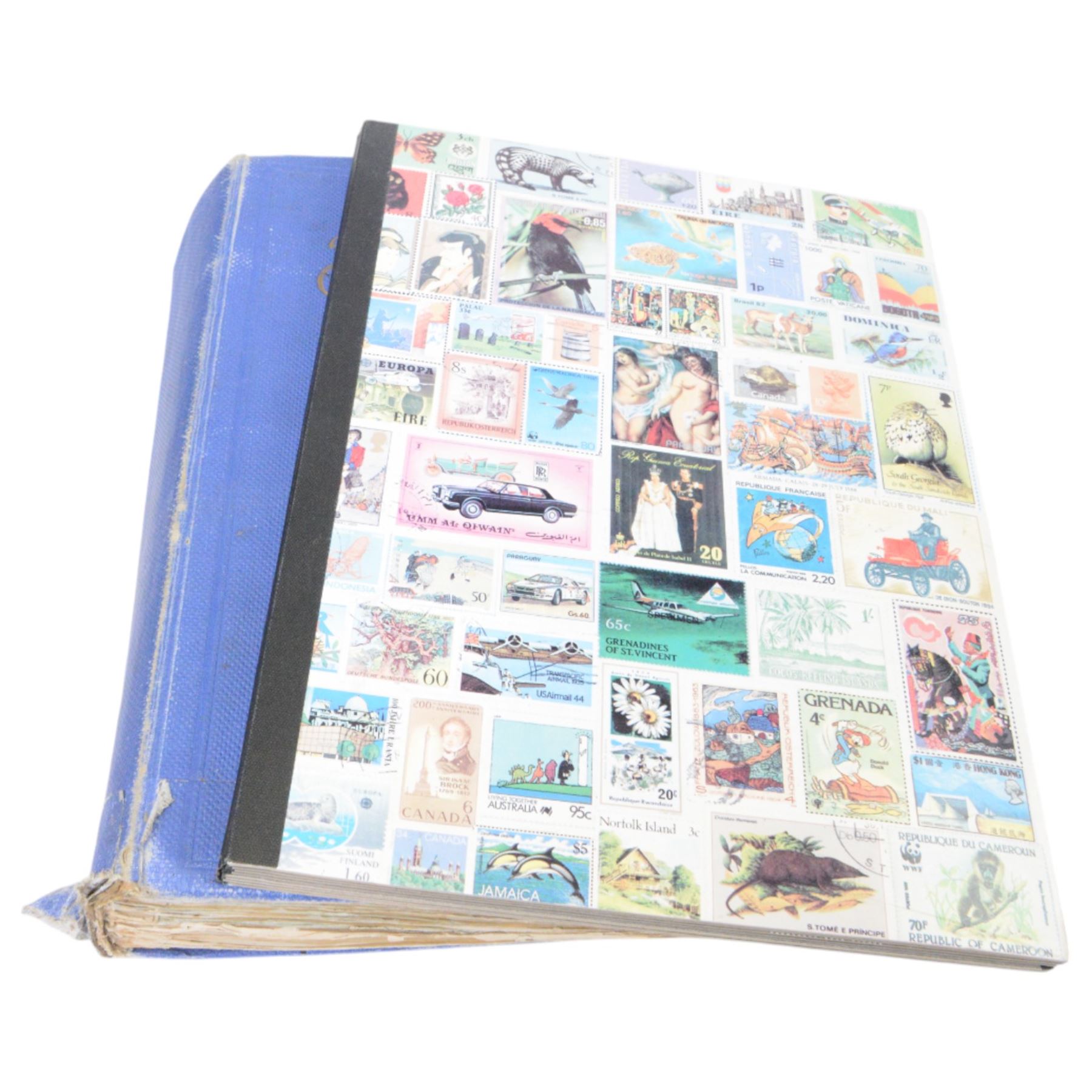 World stamps, mainly African states including South Africa, Sudan, Southern Rhodesia, Gambia, Zimbabwe, etc, housed in various albums and loose