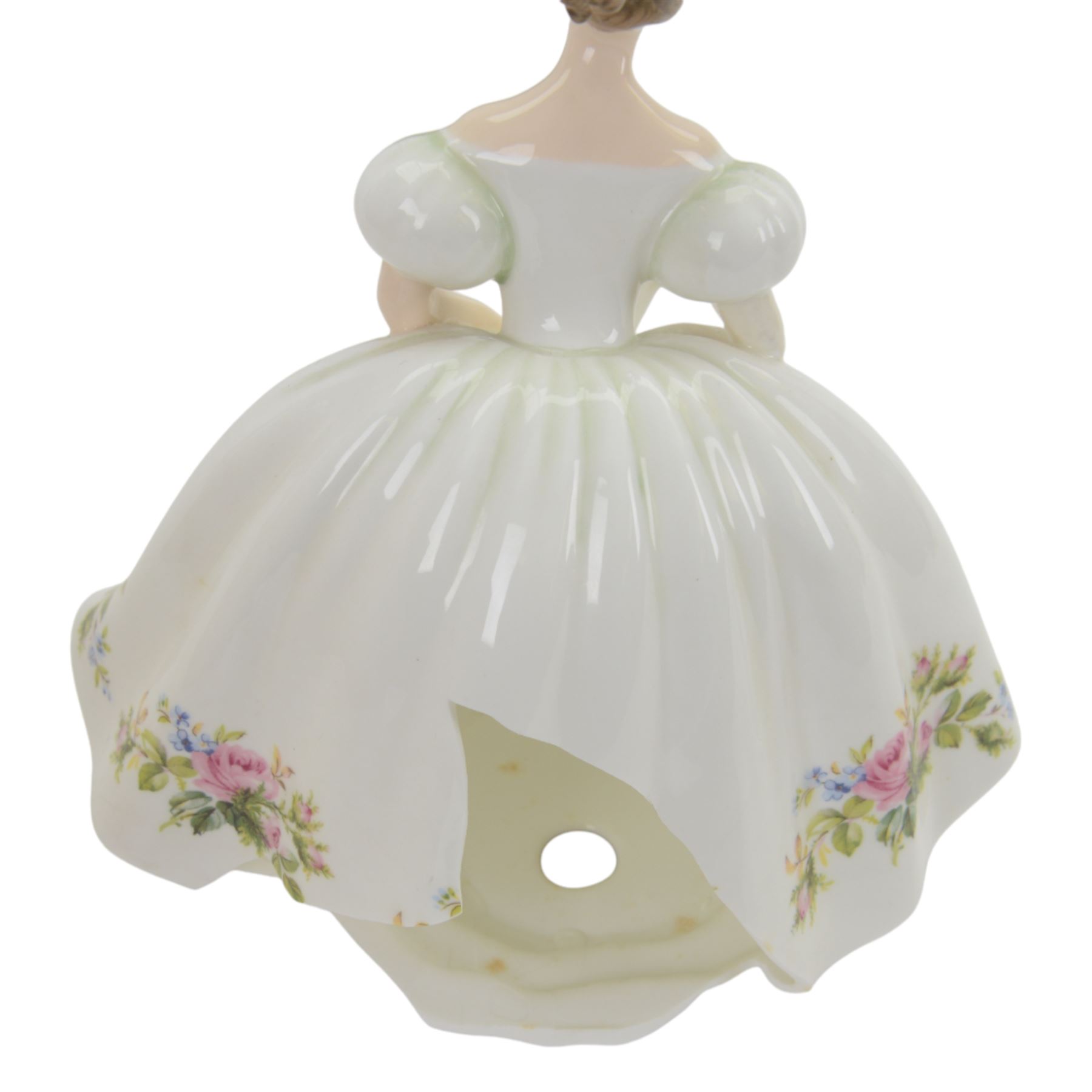 Royal Worcester figure Jill, together with Coalport Golden Anniversary, eight other figures, Aynsley orchard gold items and other collectables 