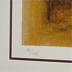 Joy Kirton-Smith (British contemporary): 'Masquerade I' and 'Masquerade II', pair limited edition colour prints signed titled and numbered 76/295 and 75/295 in pencil 60cm x 50cm (2)
