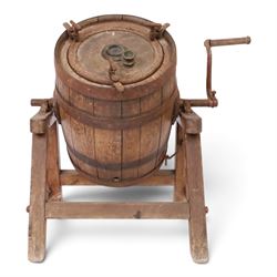 Butter churn on stand by Hathaway, H62cm
