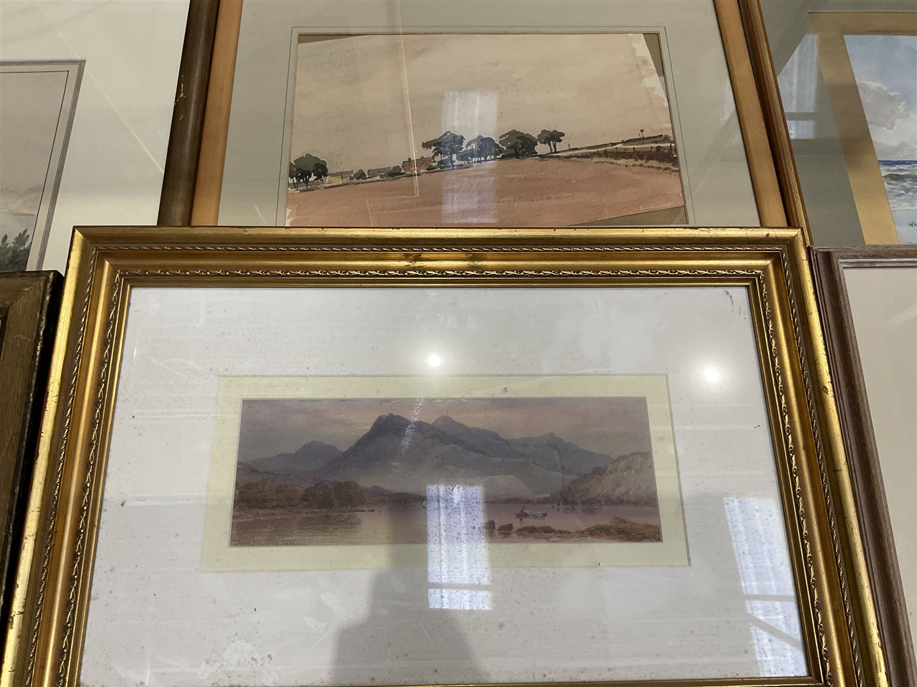 Collection of watercolours, artists including Ada Hill Walker, Henry Earp, E Mallinson, Thomas Sidney, EH Marten, Edwin Aaron Penley, etc (qty)