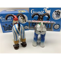 Wallace & Gromit - Gromit Unleashed: two Aardman Animations The Grand Appeal 'Gromit Unleashed' figures comprising Salty Sea Dog and Bristol Bulldog, both with boxes