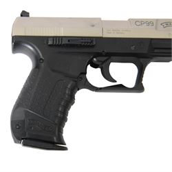 Walther CP99 air pistol, serial no J50295837,  together with Grizzly Win Mag Jr. air pistol and one other air pistol 