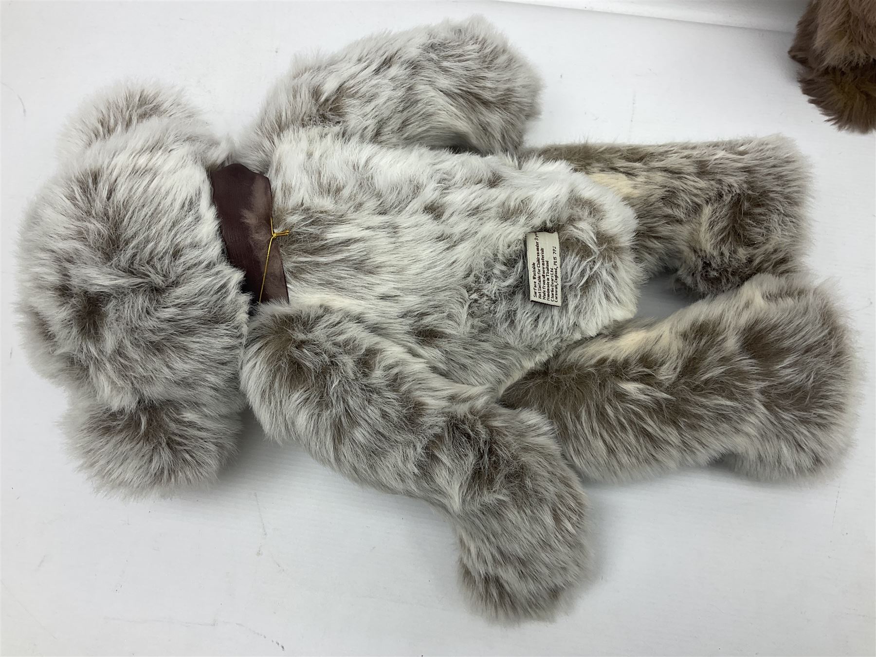 Two Charlie Bears - CB114040B William IV teddy bear, from the 2011 Charlie Bears Plush Collection, limited edition No.3263/4000; H50cm; and CB083796 Kelsey; both designed by Isabelle Lee and with original tags (2)

