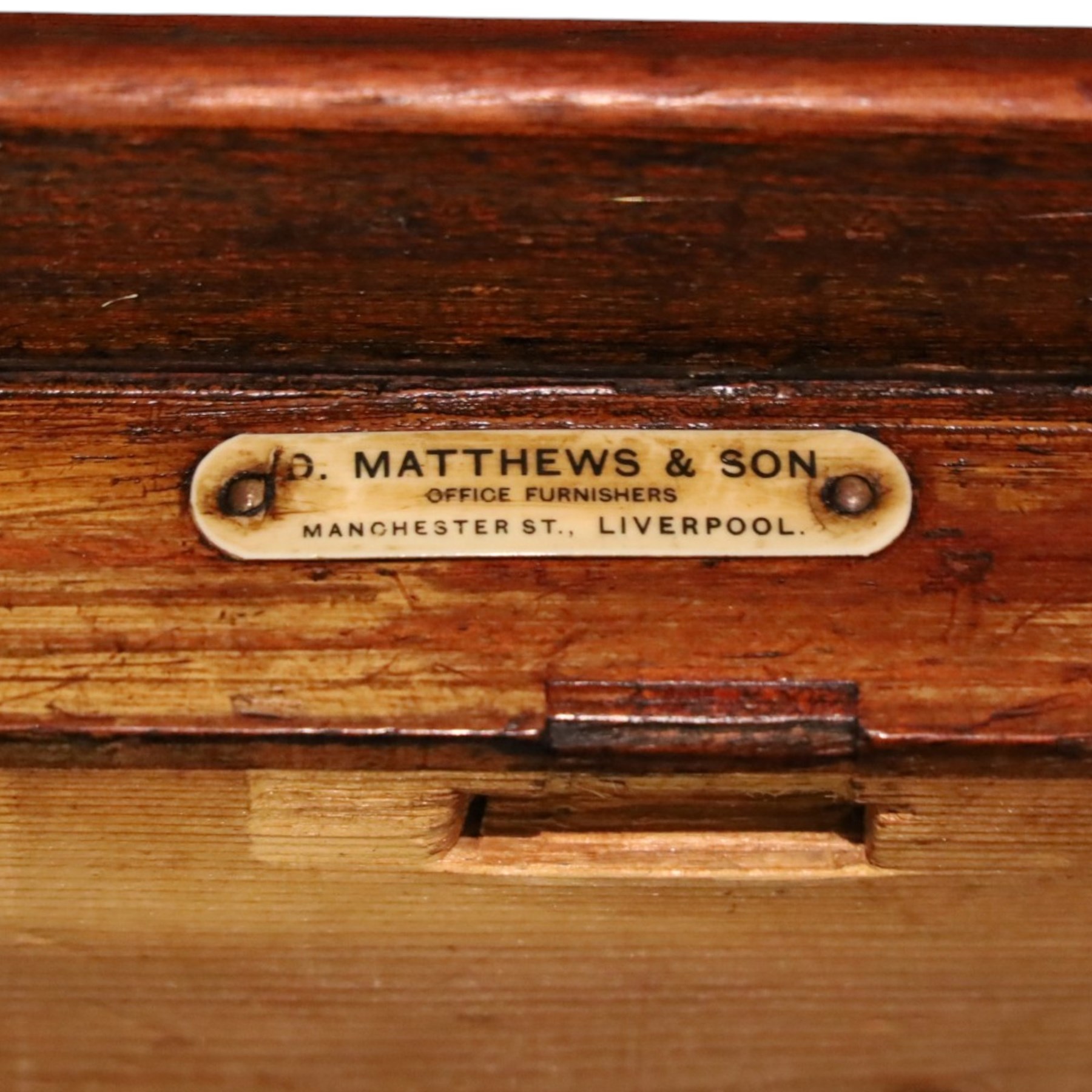 D Matthews & Son Office Furnishers (Liverpool) - Edwardian mahogany twin pedestal partners desk, rectangular top with inset green leather writing surface, fitted with an assortment of twelve drawers with brass swan neck handles, the pedestals with cupboards fitted to the opposing side, raised on ogee bracket feet