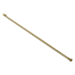  18ct gold chain link bracelet, stamped 750, approx 14.6gm  