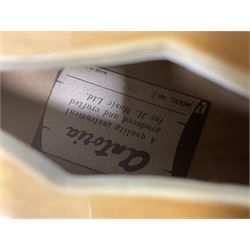 1980s Korean Antoria Jazzstar hollow body electric guitar, in blonde finish with inlaid fretboard, model no E G794, L109cm