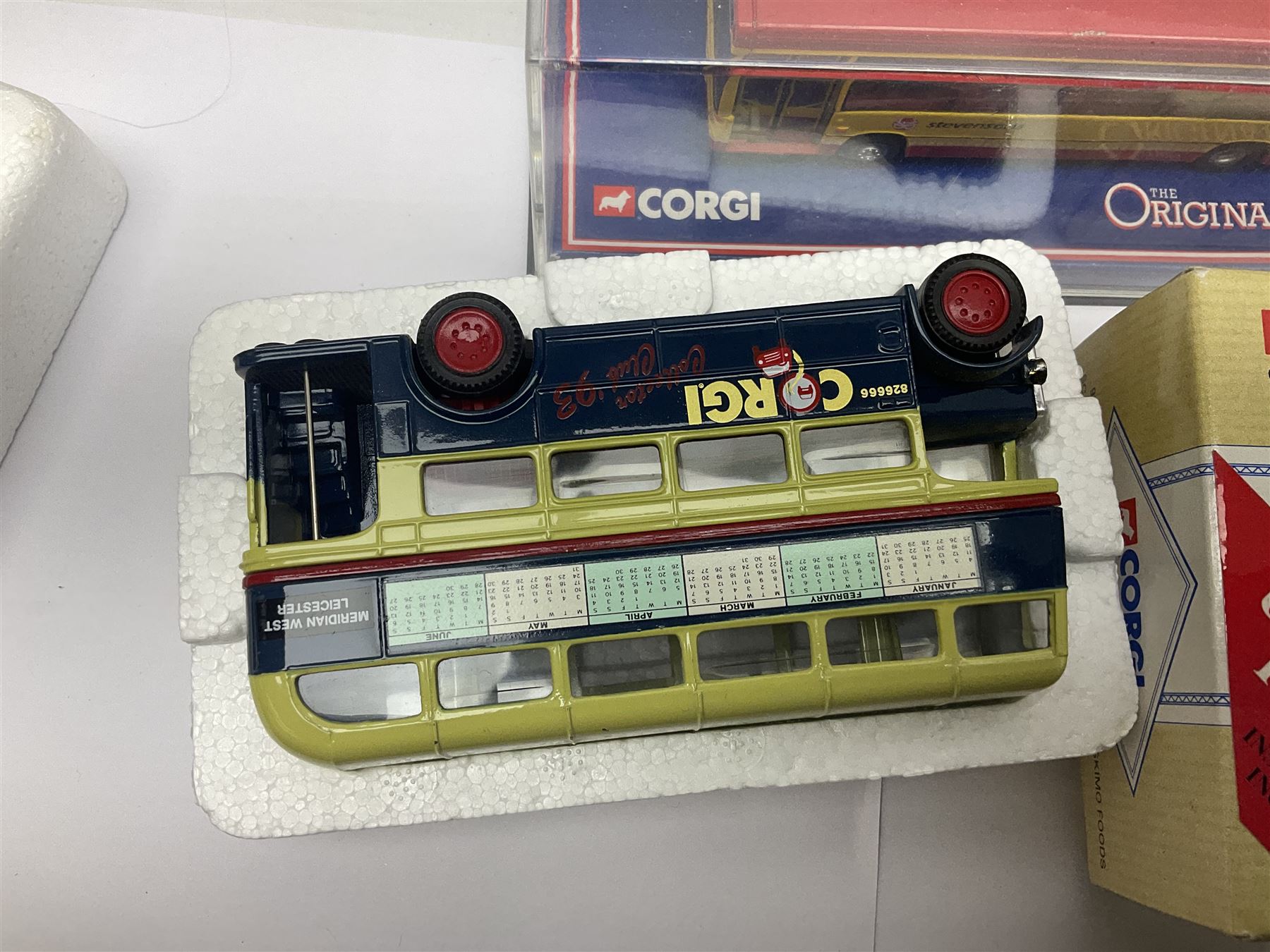 Corgi - twenty eight modern die-cast model coaches, buses and wagons to include Corgi Classics 35305, 96991, 97002, two 97108, 97208, 97267, 97335, 97871 and 98162; limited edition sets D949/26, 97107 and 97185; The Yorkshire Rider Series 91700, 91853, 91858 and 91862; all but one in original boxes or perspex display cases, most with certificates (27)