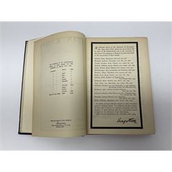 Hitler Adolf: Mein Kampf. Unexpurgated edition. Two volumes in one. 1942. English text. Blue cloth/gilt covers.