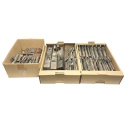 Large quantity of 19th century and later woodworking planes, to include rebate, block and moulding examples, including examples by King & Peach (Hull), E. Preston & Sons etc