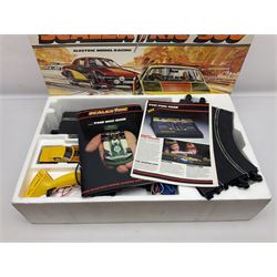 Scalextric - Set 300 with TR7 rally cars, controllers, power unit, track and paperwork; boxed