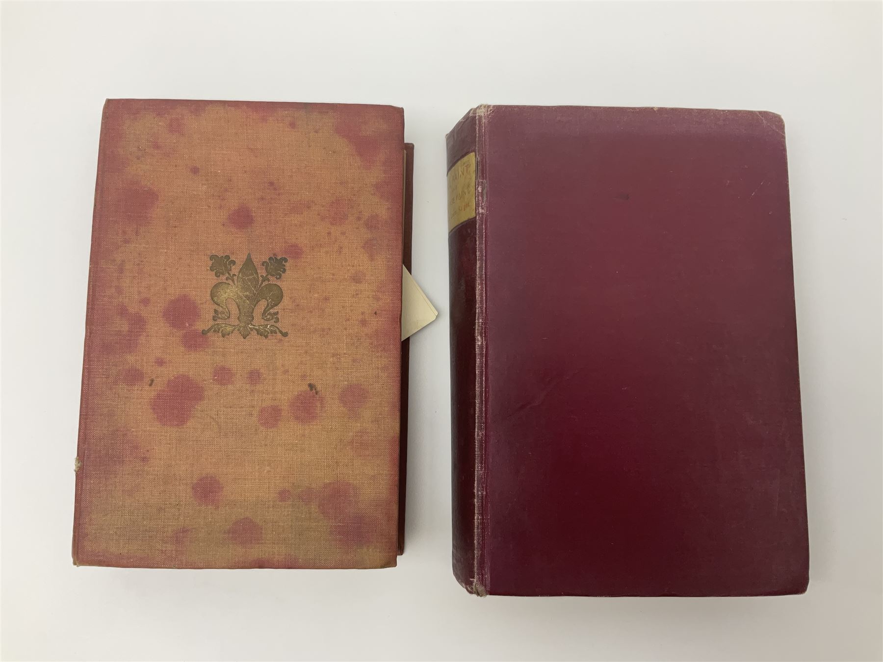 Barker, Cicely; The book of the Flower Fairies, Blackie & Son Ltd, Glasgow, Hind, Lewis. C; Turner, T.C & E.C. Jack, London, Knight, Laura; Oil Paint and Grease Paint, Ivor Nicholson & Watson, London and two other books 