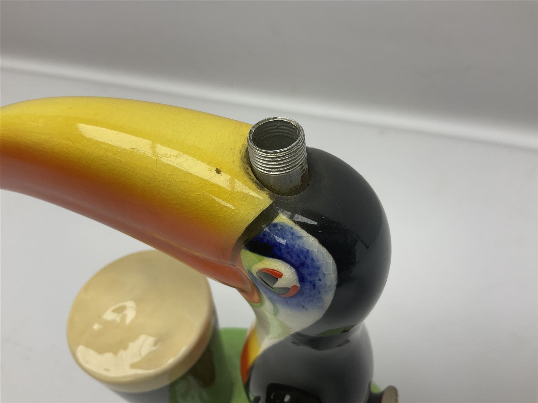 Carlton ware, Guinness Toucan lamp base, H24cm 