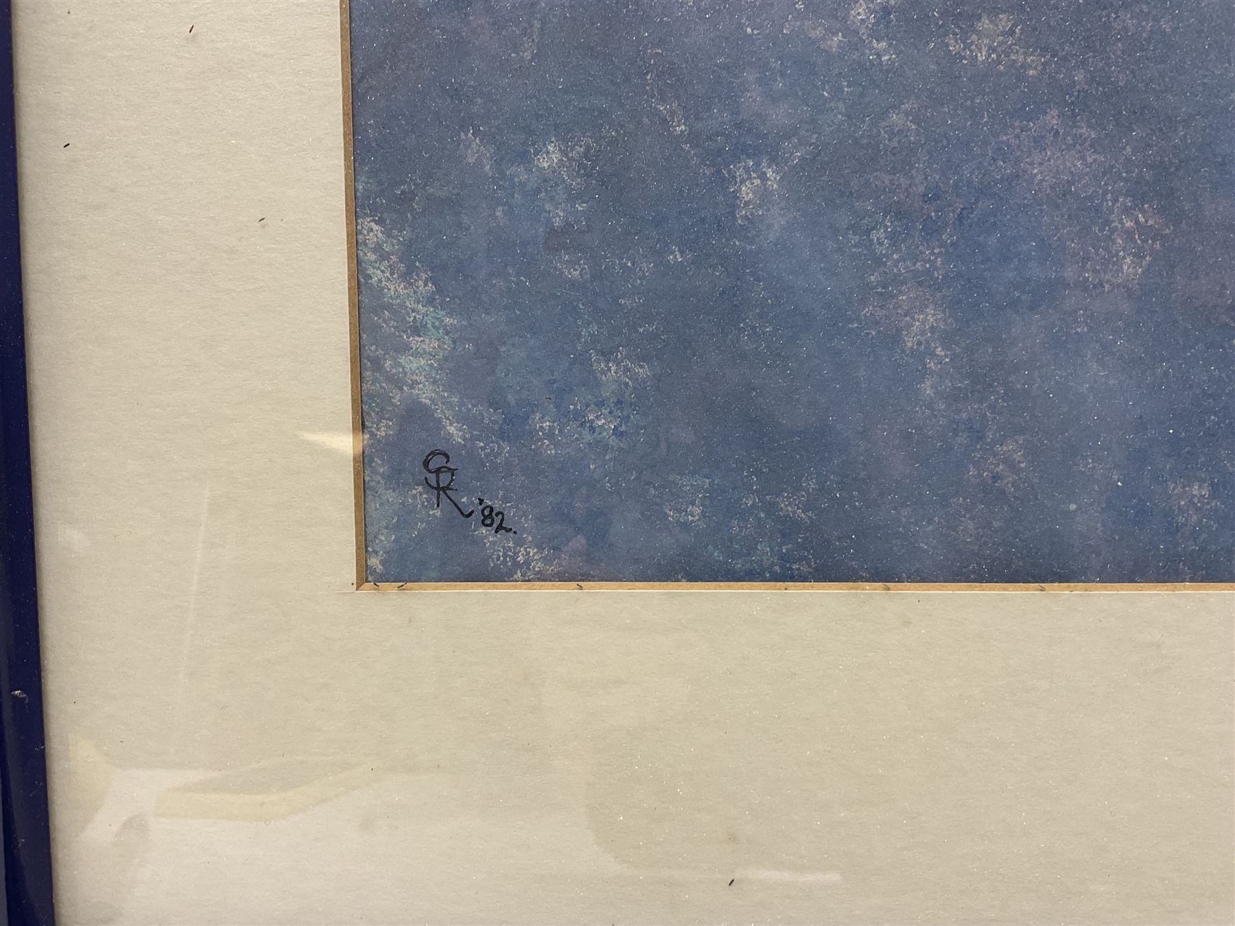 Susan Cameron (British Contemporary): Owl in Flight, gouache signed ‘82, 59cm x 47cm 