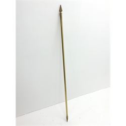 Fine Persian tree of life rug wall hanging, ivory ground field depicting landscape filled with animals, birds and flowers, the guarded border with stylised flower heads and foliage decoration, with brass hanging rail