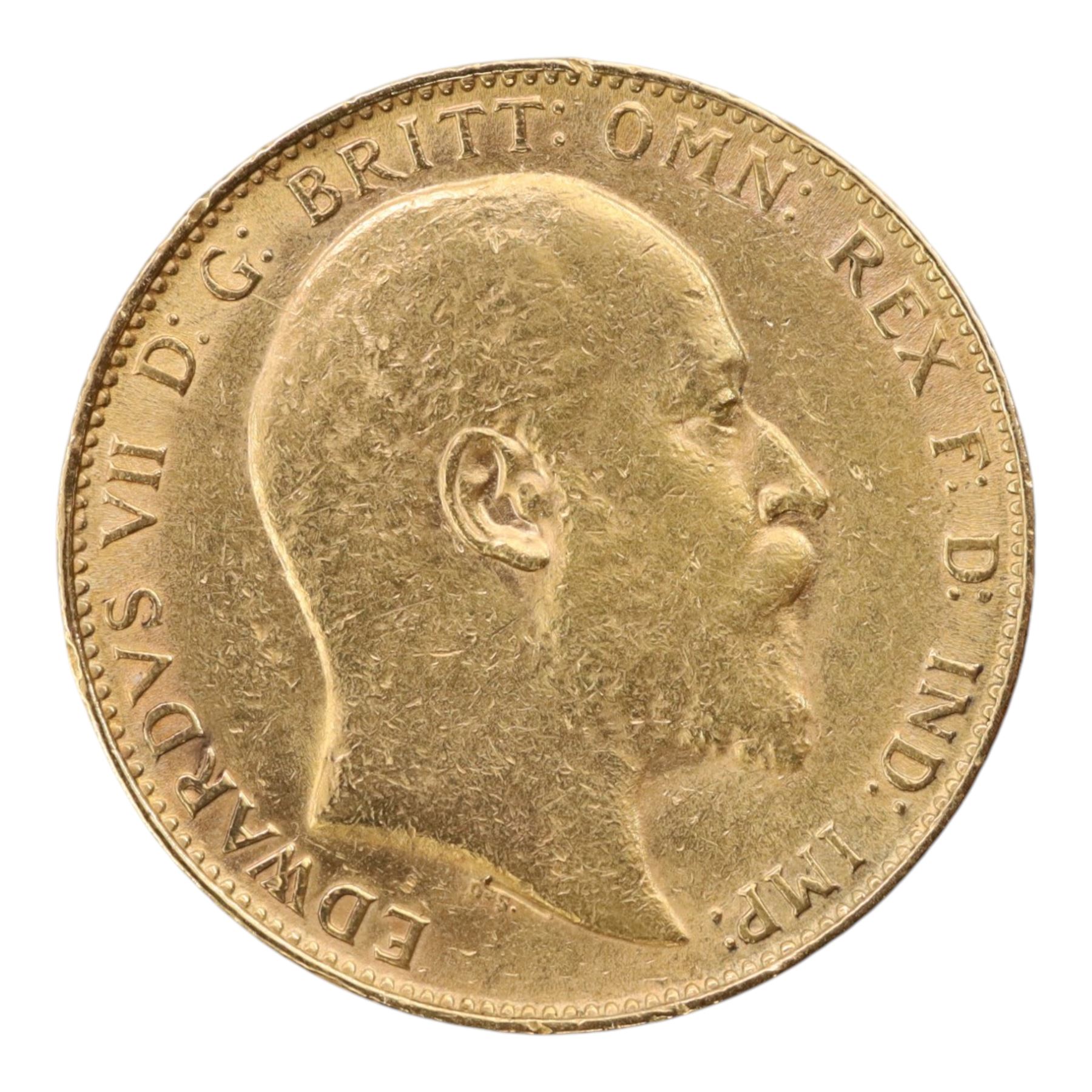 King Edward VII 1904 gold full sovereign coin