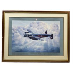 Brian Petch (British 20th century): 'The Phantom of the Ruhr', limited edition colour print signed and numbered 82/500 in pencil 38cm x 58cm