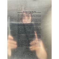 Sir Peter Blake RA (British 1932-): 'Babe Rainbow', screenprint in colours on tinplate pub. 1968, 66cm x 44cm 