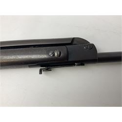 Diana Model 27 .177 air rifle with under lever action and walnut stock L108cm