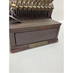 An Antique cash register, made by The National Cash register Co, Ltd. London, H43. 