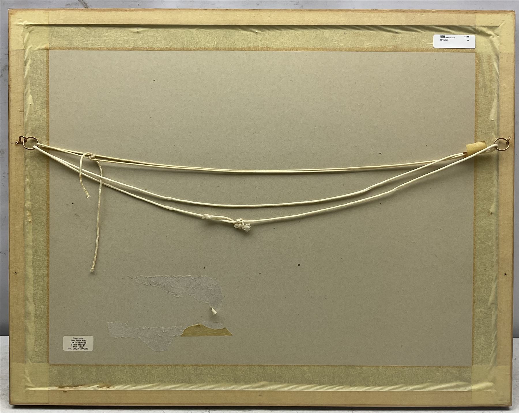 Toni Mole (British 20th Century): Waves Against the Rocks, watercolour signed and dated '92, 32cm x 44cm