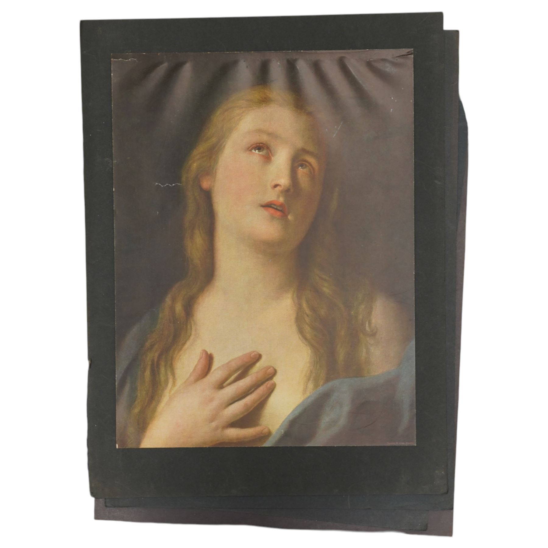 'The Transfiguration' 'The Virgin and Child' and 'The Virgin and Child with Attendant Saints', three Arundel Society chromolithographs with large quantity of religious and landscape etchings and prints (unframed) (qty)