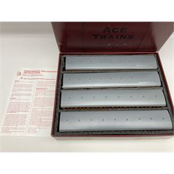 Ace Trains '0' gauge - EMU/MET four-car electric multiple unit with teak finish; boxed with instructions