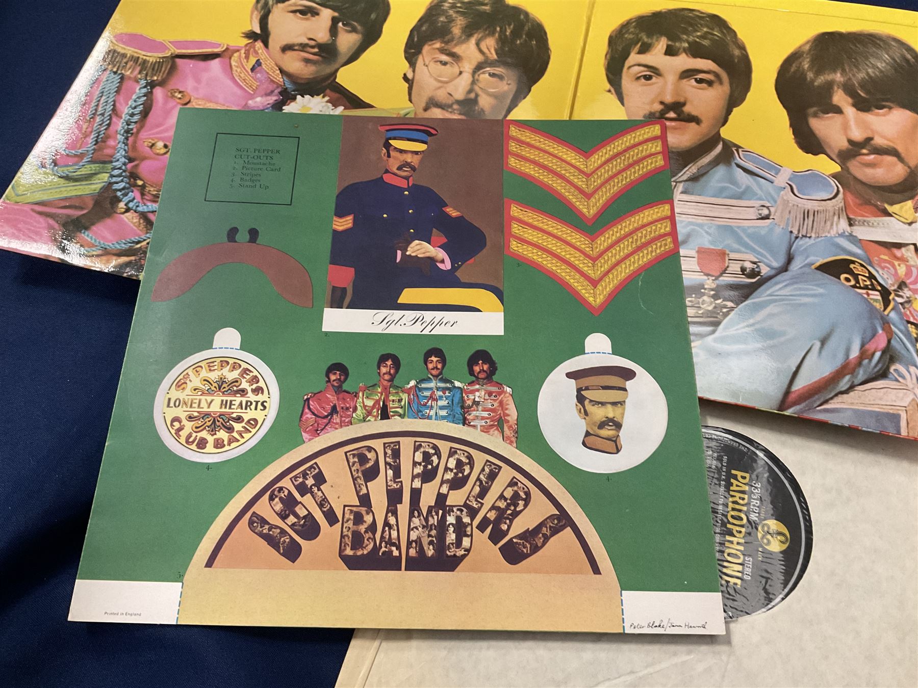 The Beatles vinyl LPs including 'The White Album' no 0260028 with poster', 'Help', 'Rubber Soul', 'Sgt. Peppers Lonely Hearts Club Band', 'A Hard Day's Night' etc (12)