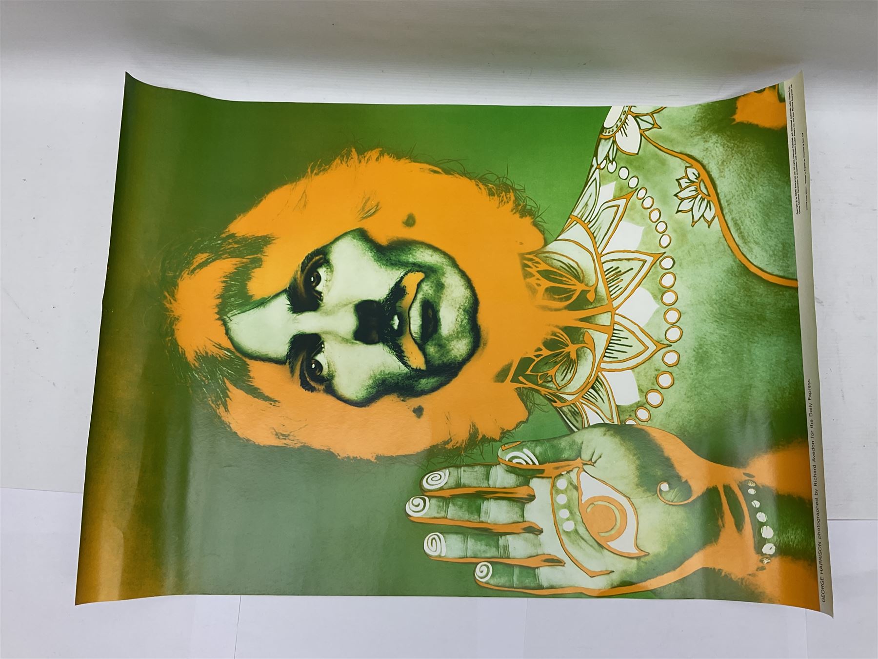 Set of 4 limited edition prints of the Beatles, by Richard Avedon for the Daily Express, H68 W48cm