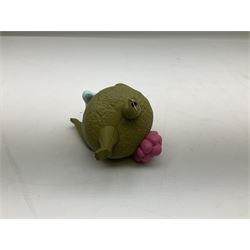 Special edition The Beatles Yellow Submarine playing cards, unopened with gilt edging in a metal tin, together with 1999 McFarlane Toys figures of Yellow Submarine John Lennon and Jeremy Hillary Boob, PH. D, tallest figure 19.5cm 