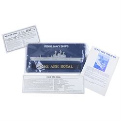 Three-draw telescope by Bailey Birmingham with in-built sun visor, together with a Britains Pride sailor door stop, Castle & Co gimbal compass, HMS Ark Royal plaque and 1992 presentation plaque to the Admiral of the Humber from the HMS Iron Duke