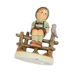 Collection of approximately  thirty four Hummel figures including Barnyard Hero, Strolling Along, Eventide Abendlied, Wayside Harmony etc 