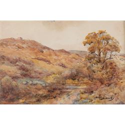 James Ulric Walmsley (British 1860-1954): 'Harwood Dale', watercolour signed, titled on ar...
