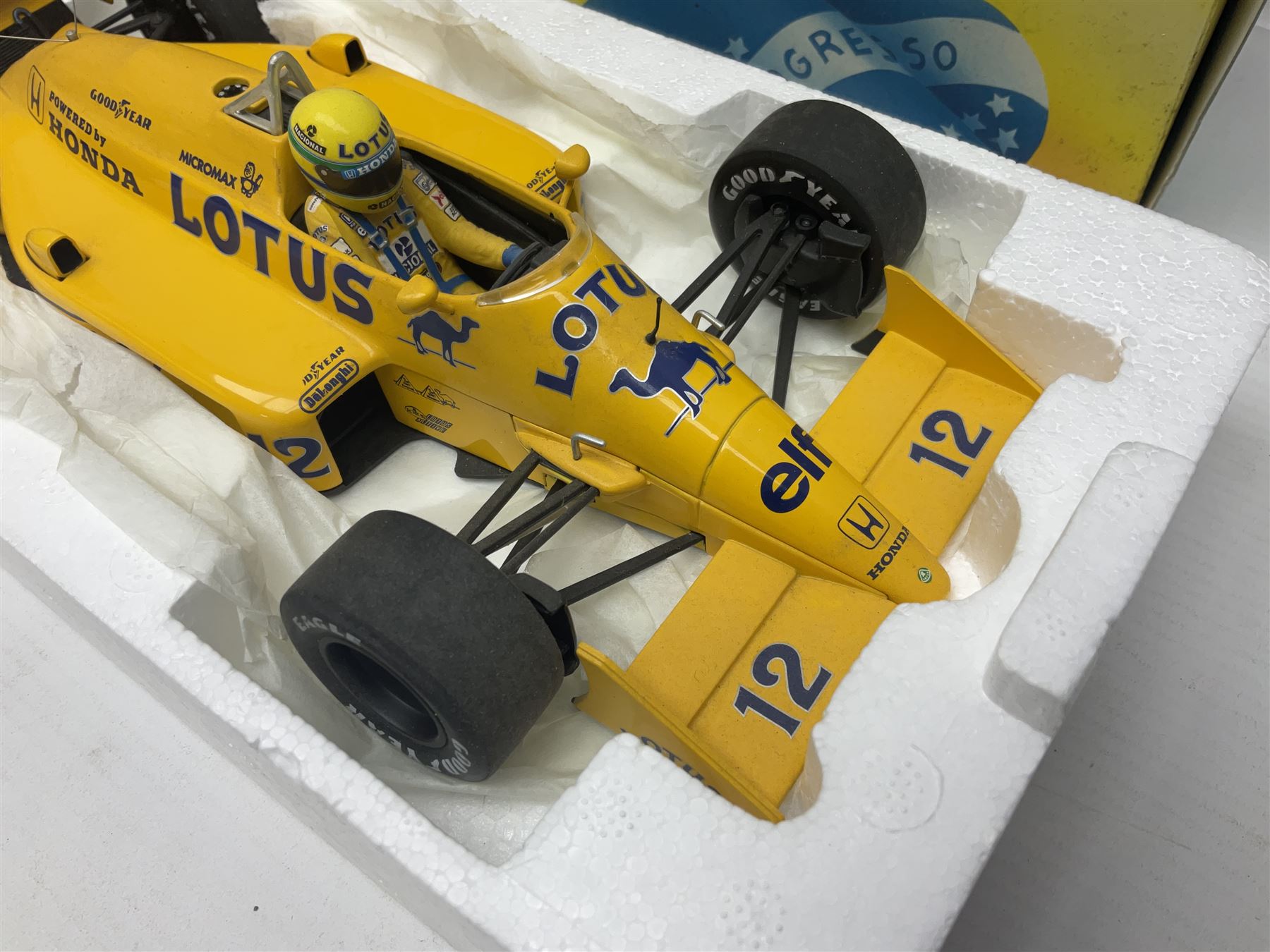 Ayrton Senna Racing Car Collection - 1987 Lotus Honda 99T; boxed