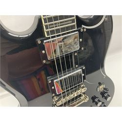 2015 Epiphone limited edition Tony Iommi signature SG Custom electric guitar, serial no.1506201270, L101cm; in cardboard delivery box with authenticity folder containing certificate and photograph of Iommi.